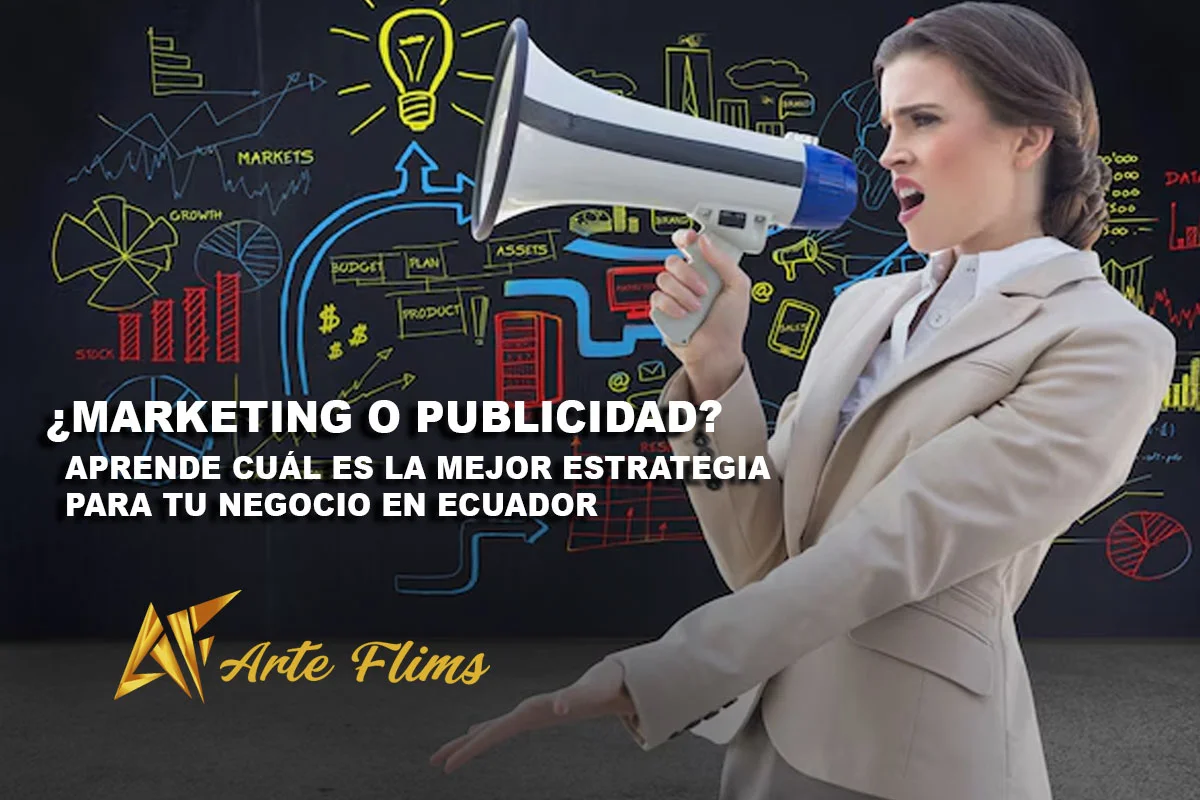 Comparación entre marketing y publicidad, mostrando sus diferencias para estrategias de negocio.