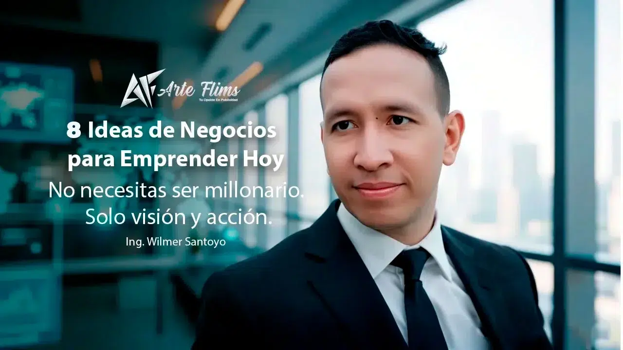 8 Negocios para emprender Arte Flims